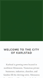 Mobile Screenshot of cityofkarlstad.com